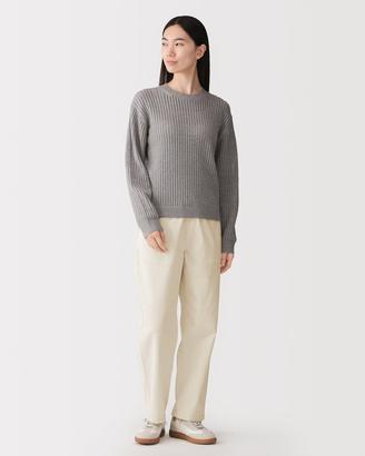 Pantaloni affusolati e comodi in cotone lavato