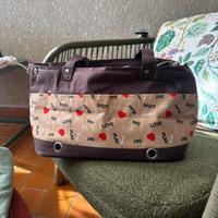 Borsa trasportino& cuccia cani