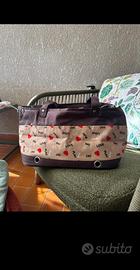 Borsa trasportino& cuccia cani