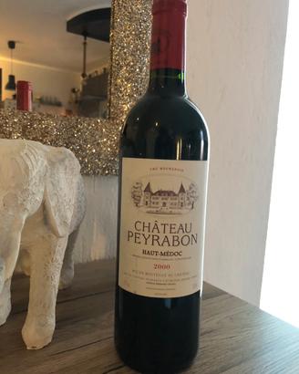 Vino rosso chateau peyrabon