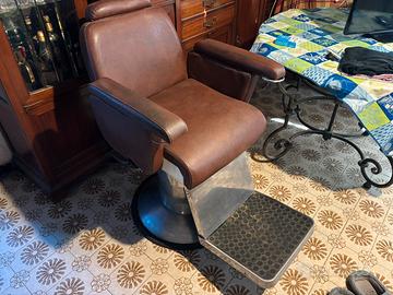 Poltrona da barbiere vintage