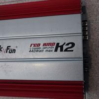 Amplificatore McFun Red Amp K2 – 2 Canali 440W Max