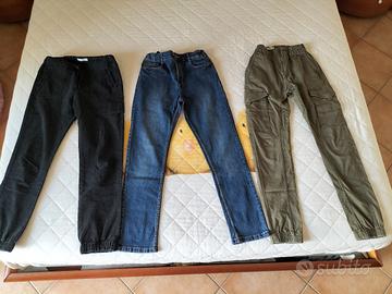 tre pantaloni ragazzo 11-12 anni  Melby 