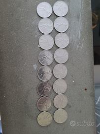 Lotto di 16 Monete 50 Lire 1955 1972 1979 1981 197