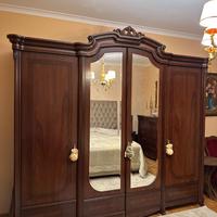 Camera da letto legno noce