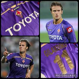 Maglia calcio fiorentina  lotto vintage gilardino