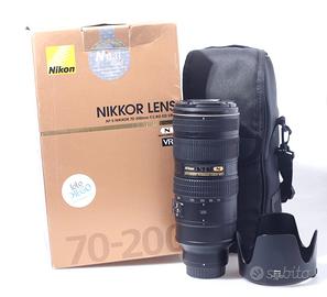 OBIETTIVO NIKON AF-S 70-200 MM F/2.8 G ED VR 2. N.