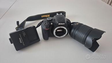 Nikon D3400 + Nikon 18-105 VR TRATTABILE