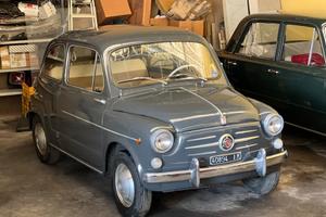 Fiat 600 D 750cc 21CV DOCUMENTI ORIGINALI D’EPOCA