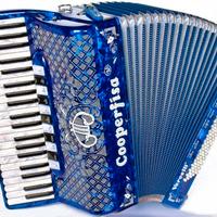 Fisarmonica a piano - Cooperfisa, blu perlato