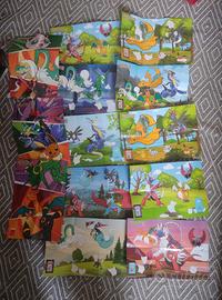 Lotto di 13 poster Pokemon McDonald's con adesivi 