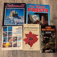 Lotto 5 libri illustrati natura, montagna