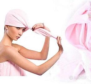 Turbante Microfibra Asciugacapelli Hair Wrap