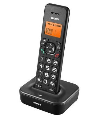 BRAVOSTAR-NERO CORDLESS SENIOR TASTI GRANDI ECO DE
