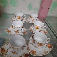 6 tazza per caffè  royal porcellana 