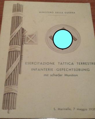 Folder Esercitazione Terrestre Santa Marinella RR
