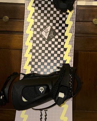 SNOWBOARD ROME ARTIFACT 150cm con attacchi