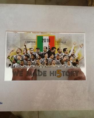 Folder Filatelico - JUVE CAMPIONE 2015/16
