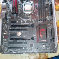 scheda madre h170 gaming m3 +cpu i5 6500