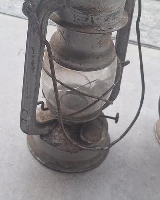 2 lampade a petrolio