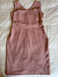 Vougue abito tubino rosa cipria taglia S