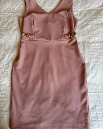 Vougue abito tubino rosa cipria taglia S