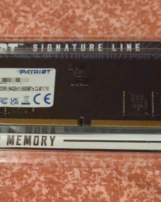 RAM DDR5 PATRIOT SIGNATURE LINE BUSINESS 64 GB