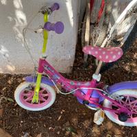 Bici di minnie con rotelline