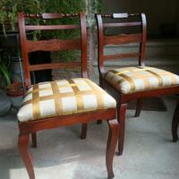 2 poltroncine sorrentine intarsiate