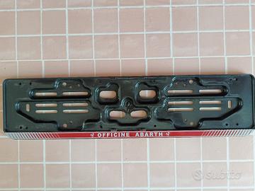 Portatarga Officine Abarth 
