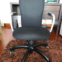 Sedia professionale da scrivania nera