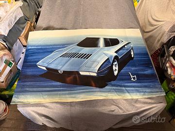 Poster originale Bertone Lancia Stratos
