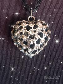 collana con ciondolo a cuore 