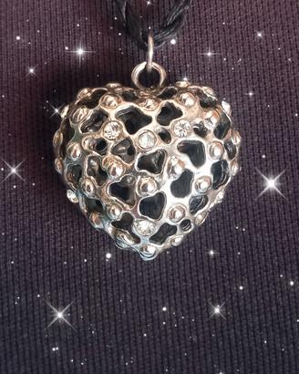 collana con ciondolo a cuore 