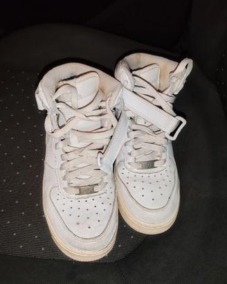 Nike Air force 1 mid Bianche n8
