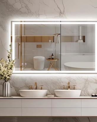 Specchio LED 70x90 cm - NUOVO (Ancora in scatola)