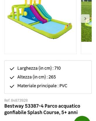 Parco acquatico gonfiabile H20 GO