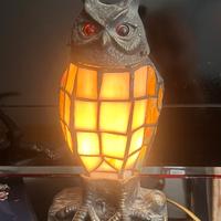 Lampada gufo Tiffany