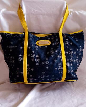 Borsa Blumarine blu e gialla