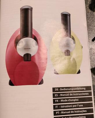 macchina per dessert e sorbetti chef fruit'icer