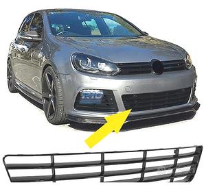 GRIGLIA PARAURTI VOLKSWAGEN VW GOLF 6 R20 NERO LUC