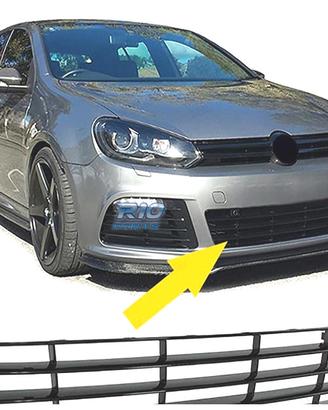 GRIGLIA PARAURTI VOLKSWAGEN VW GOLF 6 R20 NERO LUC