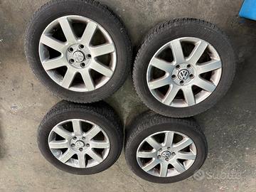 Cerchi +gomm. VW 6,5Jx16H2 ET 50  moz. 64mm 5x112