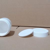 Vaso 100 ml PET Bianco con Tappo e Piattina in PET