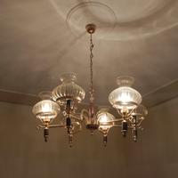 Lampadario Vintage 5 coppe 