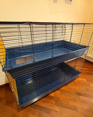 Gabbia per roditori a due piani