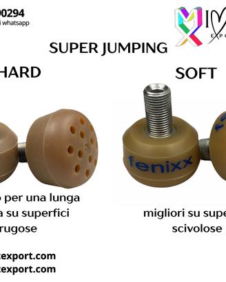 SUPER JUMPING Tamponi Pattinaggio Artistico Freni