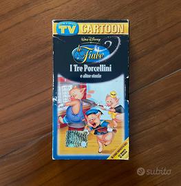 Videocassetta VHS I Tre Porcellini e altre storie