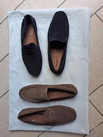Scarpe mocassino estive in pelle nuove eleganti