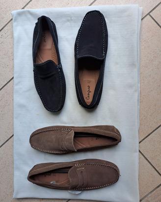 Scarpe mocassino estive in pelle nuove eleganti